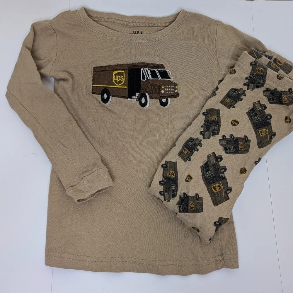 UPS Truck PJ Pajama Set 5